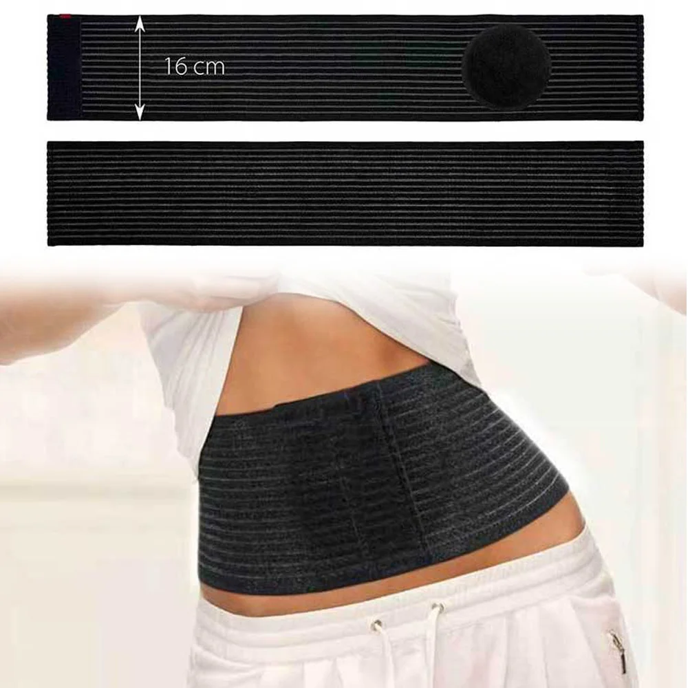 

1 шт., пояс для пупочной грыжи для мужчин и женщин, поддерживающий бандаж для ухода за животом с подушечкой, эластичная хлопчатобумажная ткань