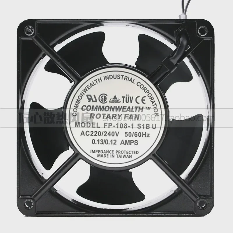 Large Air Volume Cabinet Fan for Sanxie FP-108-1 S1B U 12038 230V