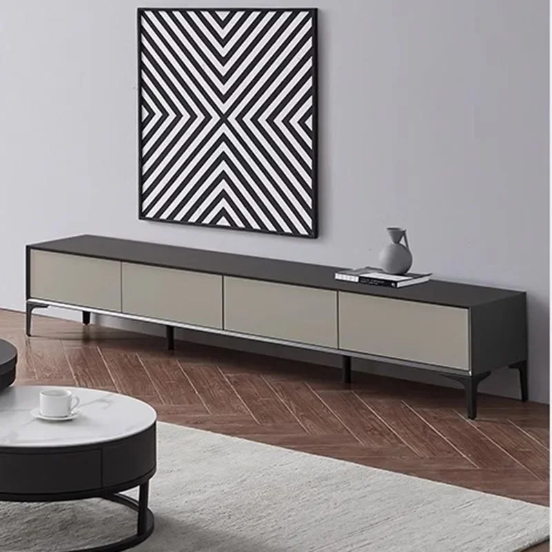 Mount Monitor Stand Tv Table Entertainment Center Retro Rack Desk Lowboard Tv Bench Living Room Media Console Meble Furniture