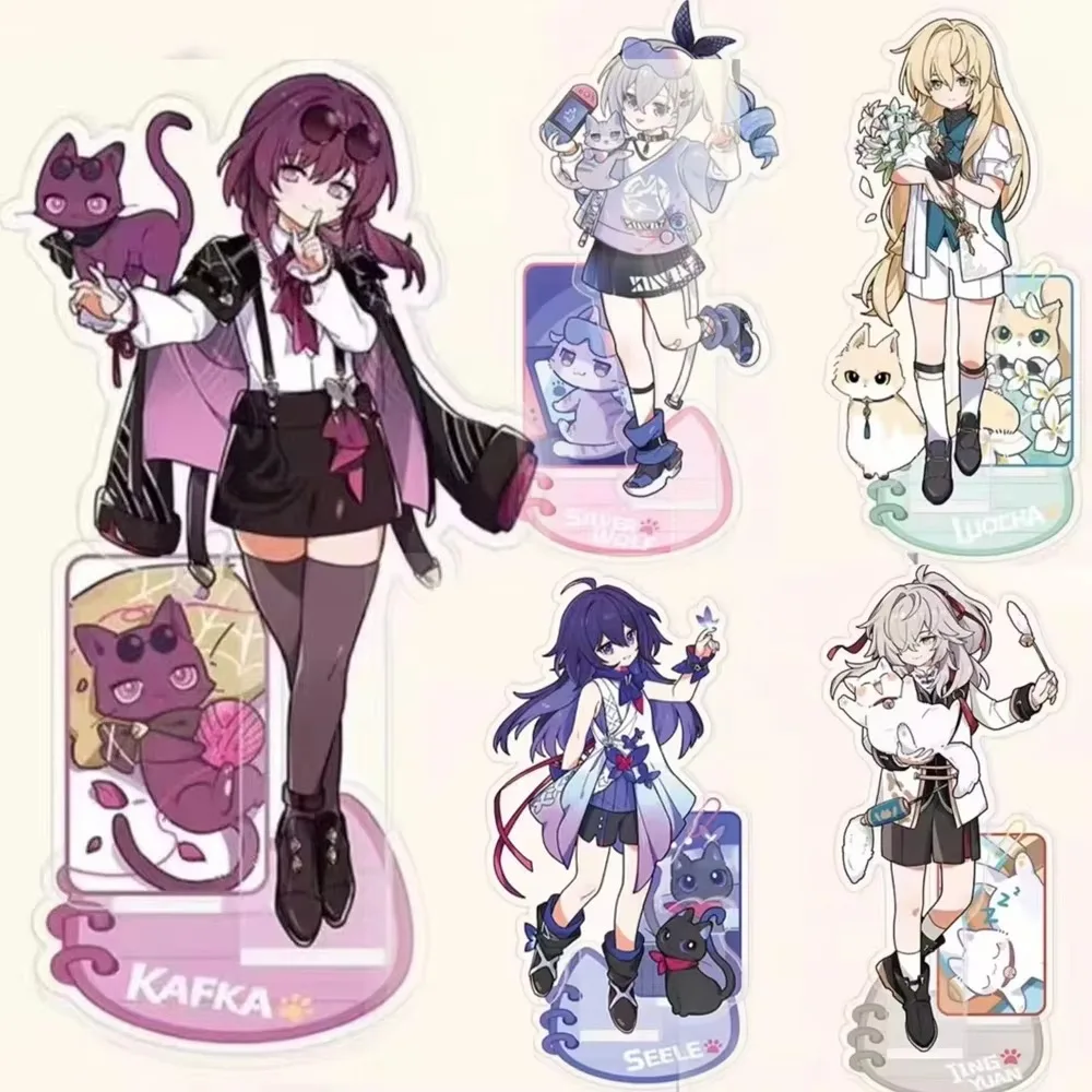 Game Honkai: Star Rail Acrylic Plaque Blade Kafka Character Role Playing Bracket Sample Desktop Decoration Fan Collection Gifts