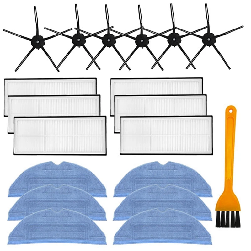 Mop di ricambio straccio filtro Hepa Mop spazzola laterale in tessuto per Xiaomi T7 T7plus S7 per accessori per aspirapolvere Roborock