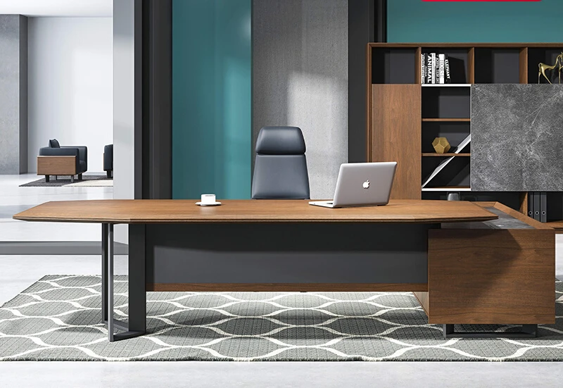 Boss Desk, Simple Modern Office Desk And Chair Combination, President Desk, Office Atmosphere, Desk Supervisor, Manager Desk