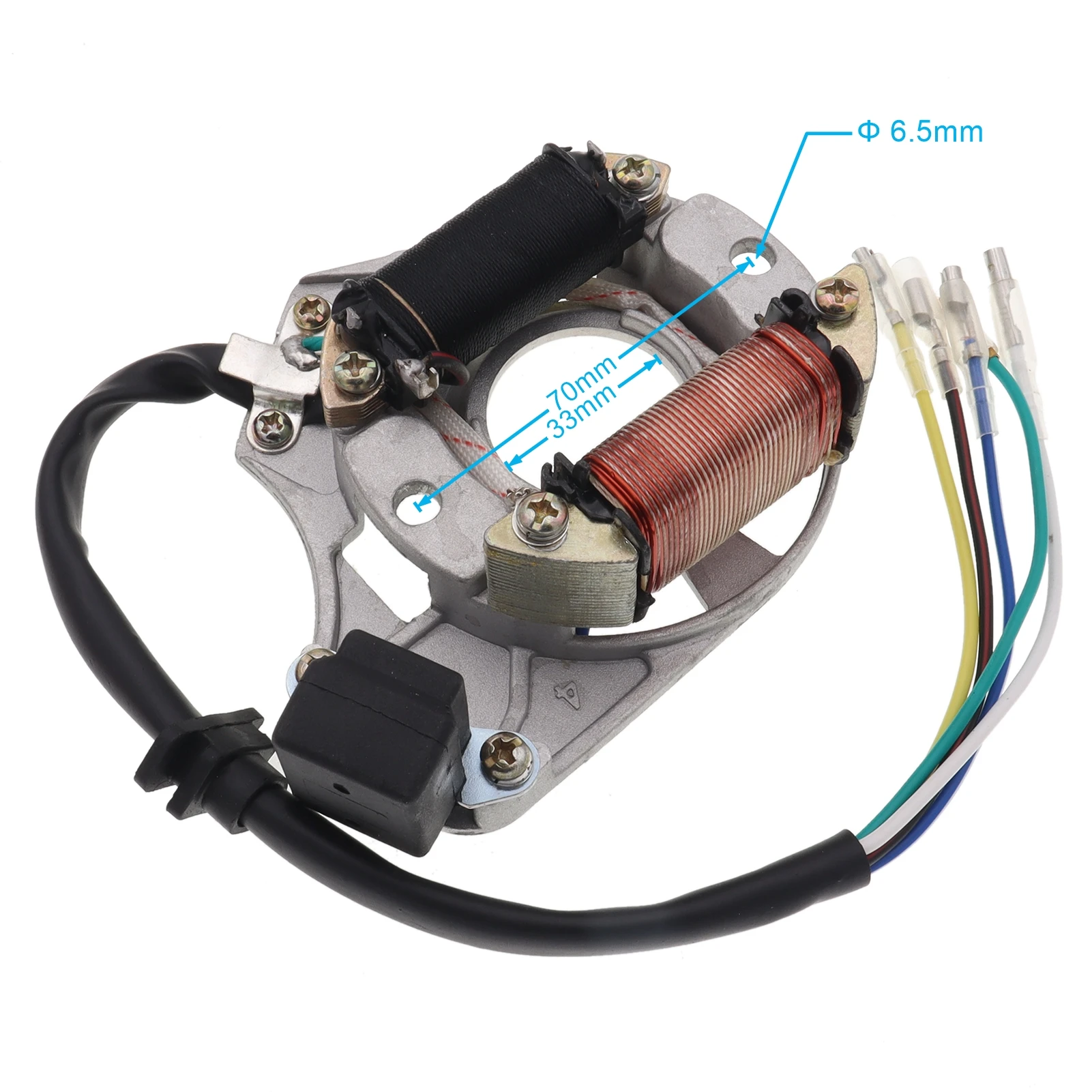 New AC Stator 2 Coil Ignition Magneto Plate for 50cc 70cc 90cc 110cc 125cc Chinese Sunl ATV Quad