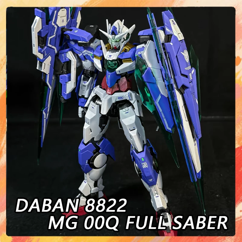 

NEW DABAN 8822 MG 00 Qan[T] Full Saber Action Figure GNT-0000/FS Anime Figures 1/100 Scale Assembly Model Kit Plastic Toys