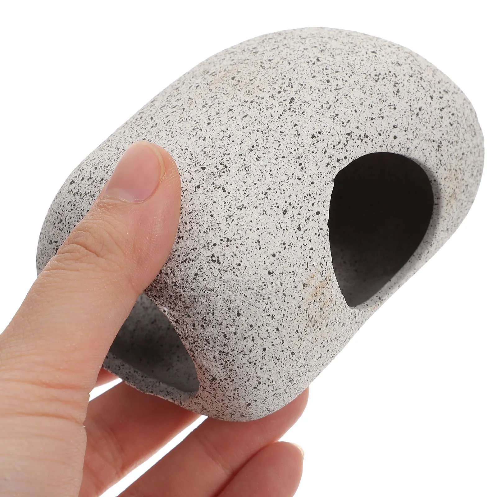 السيراميك حوض السمك كهف ديكور الأسماك الروبيان مخبأ واقعية الحرفية المناظر الطبيعية الديكور بأسعار معقولة خزان زخرفة الأسماك الكهف