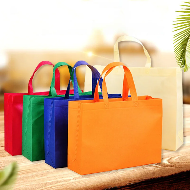 

Женские цветные складные косметические тканевые сумки для макияжа, многоразовые большие тканевые сумки унисекс из нетканого материала, сумка для продуктов