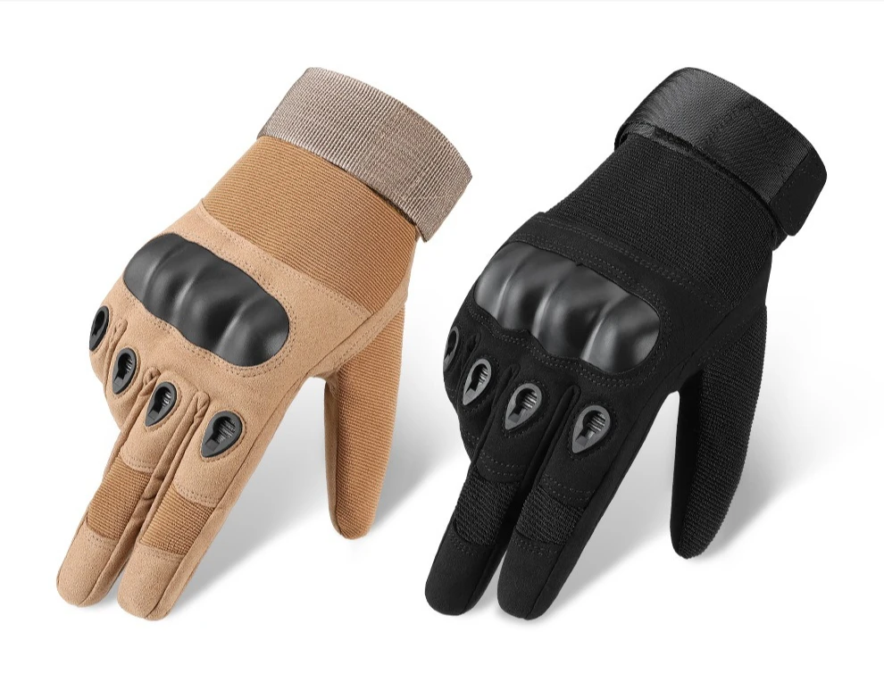 Wholesale full-finger tactical gloves for men and women, non-slip, wear-resistant, breathable, outdoor combat protective gloves