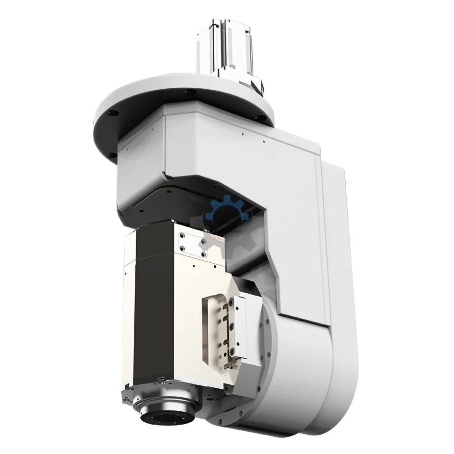 HQD Hanqi 12kw lavorazione a 5 assi center-HSK63F motore mandrino ATC raffreddato ad acqua asse di rotazione ca doppia testa oscillante