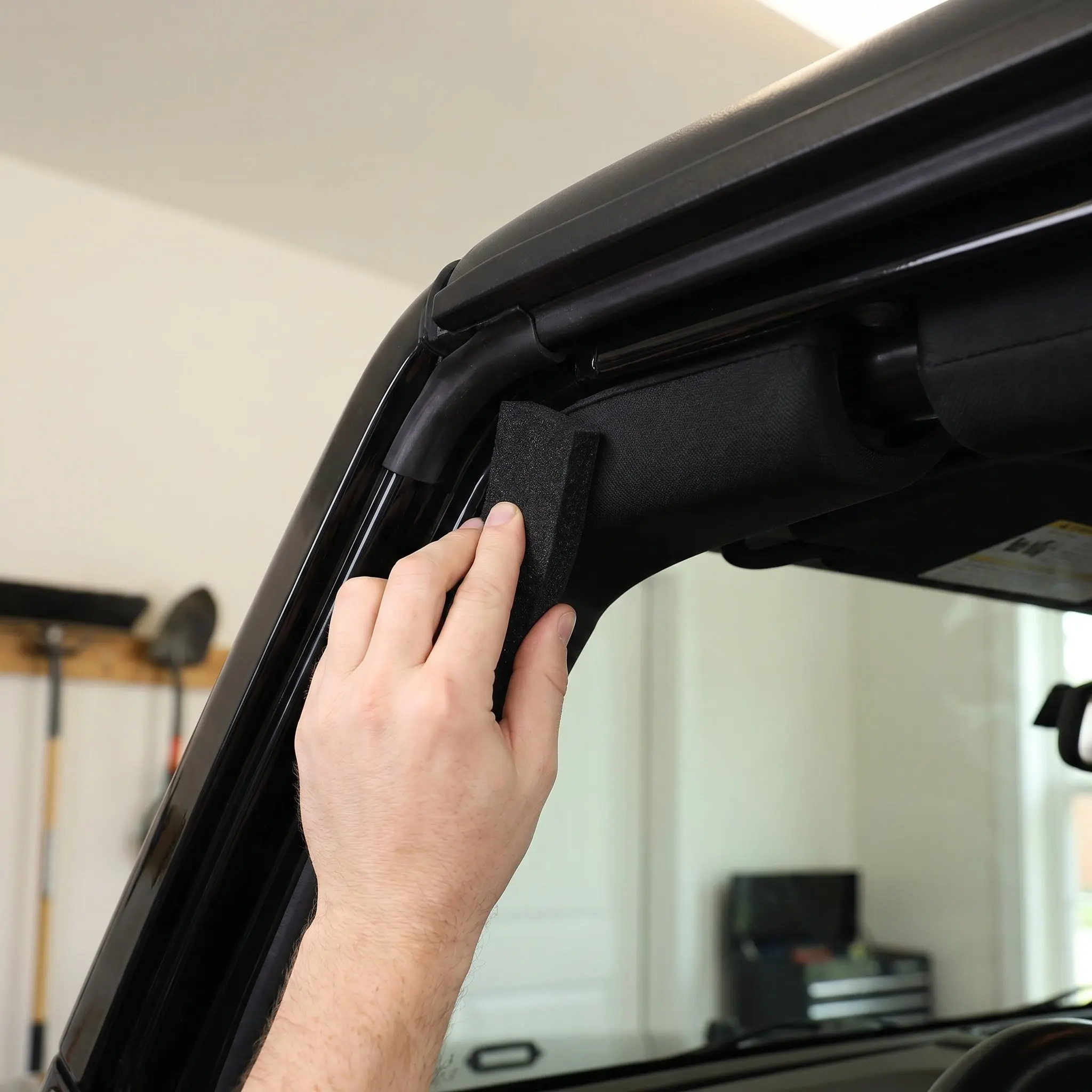 1Set Hardtop Foam Seal Strip Compatible Jk 2007-2018 Weatherproof Leak Proof Blocker Kit Replacement Seal