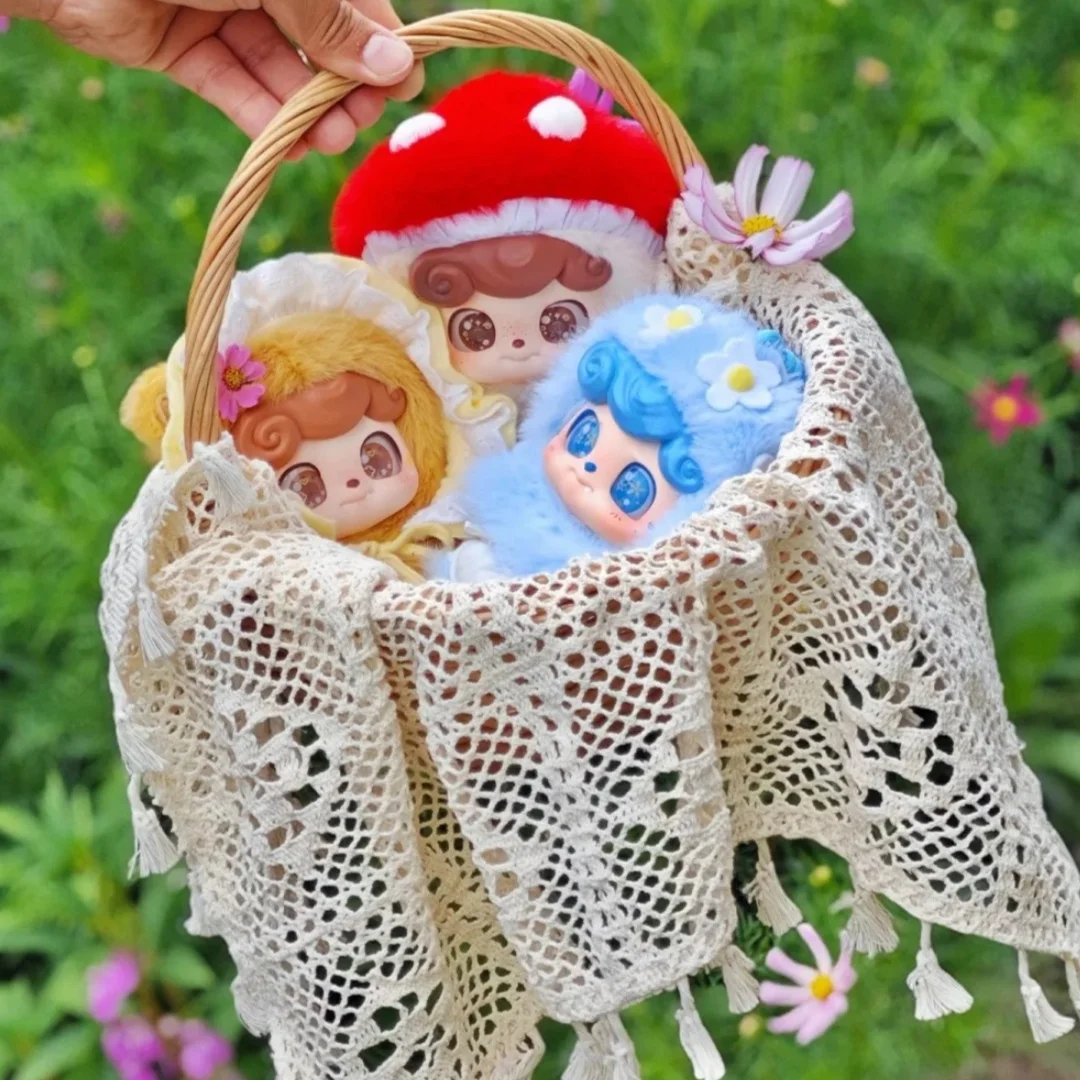 

Genuine Hot Q.Kid Fairy Tales Series Vinyl Blind Box Plush Vinyl Doll Tide Play Kawaii Bag Pendant Decorative Doll Girl Gift