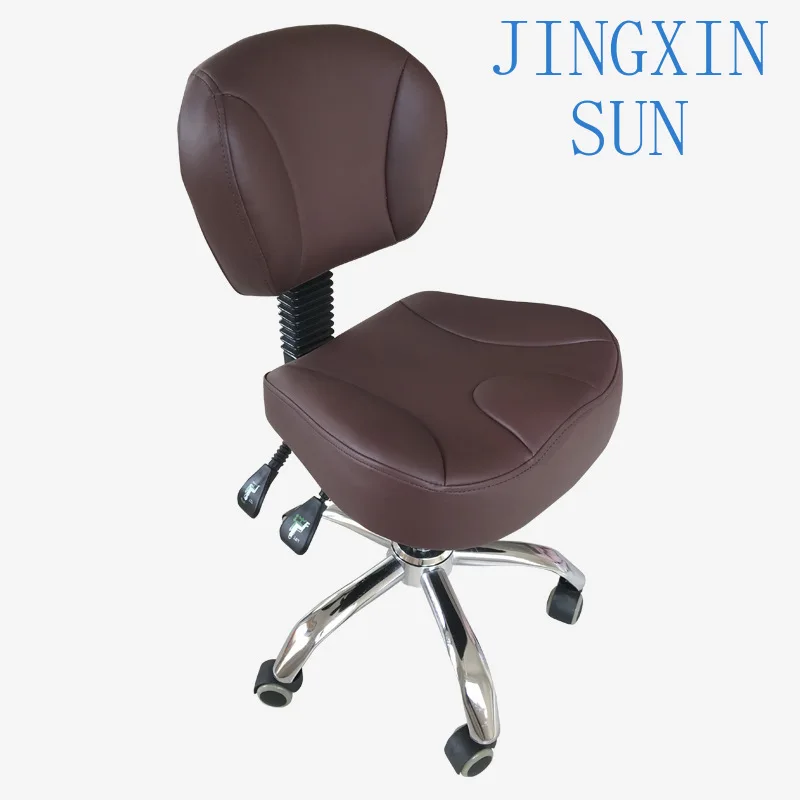 Seat Beauty Chair for Nail Art Hair Tattoo Salon Swivel Chair with Slide Wheels Height Adjustable Lift Chair for Household