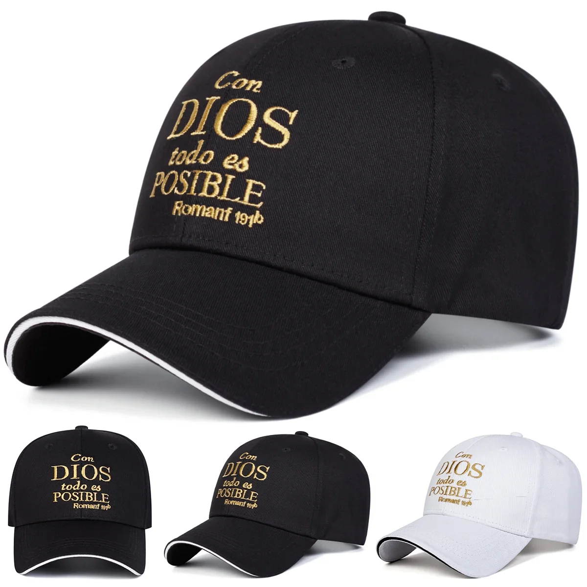 Unisex DIOS Letter Embroidery Baseball Caps Spring and Autum