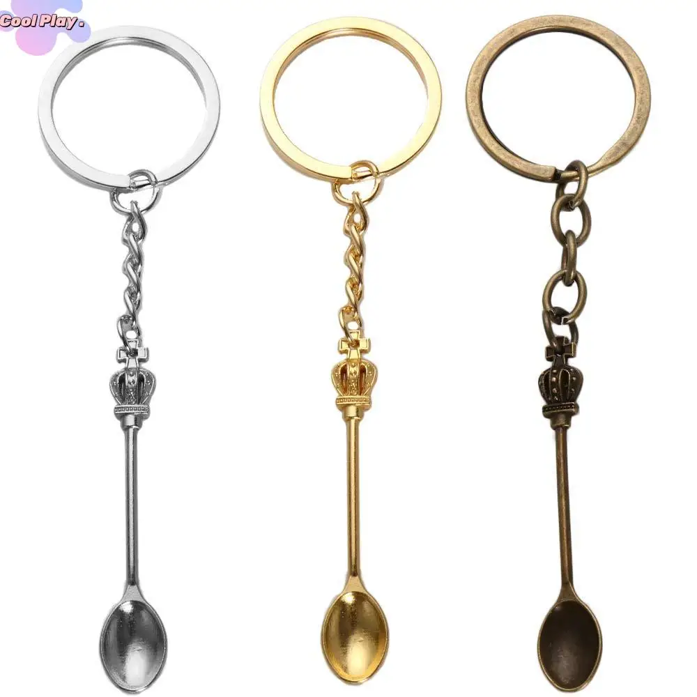 

Christmas 57x9mm Silver Color Handmade Craft Jewelry Gift Ornaments Metal Key Chain Spoon Keychain Trinkets Key Ring