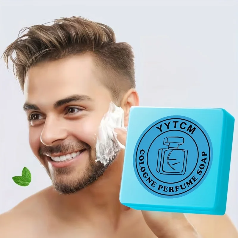 Men's Cologne Soap, Cologne Perfume Soap, Bath Soap Face Wash Bath Body Soap Essential Oil Handmade Soap 70g