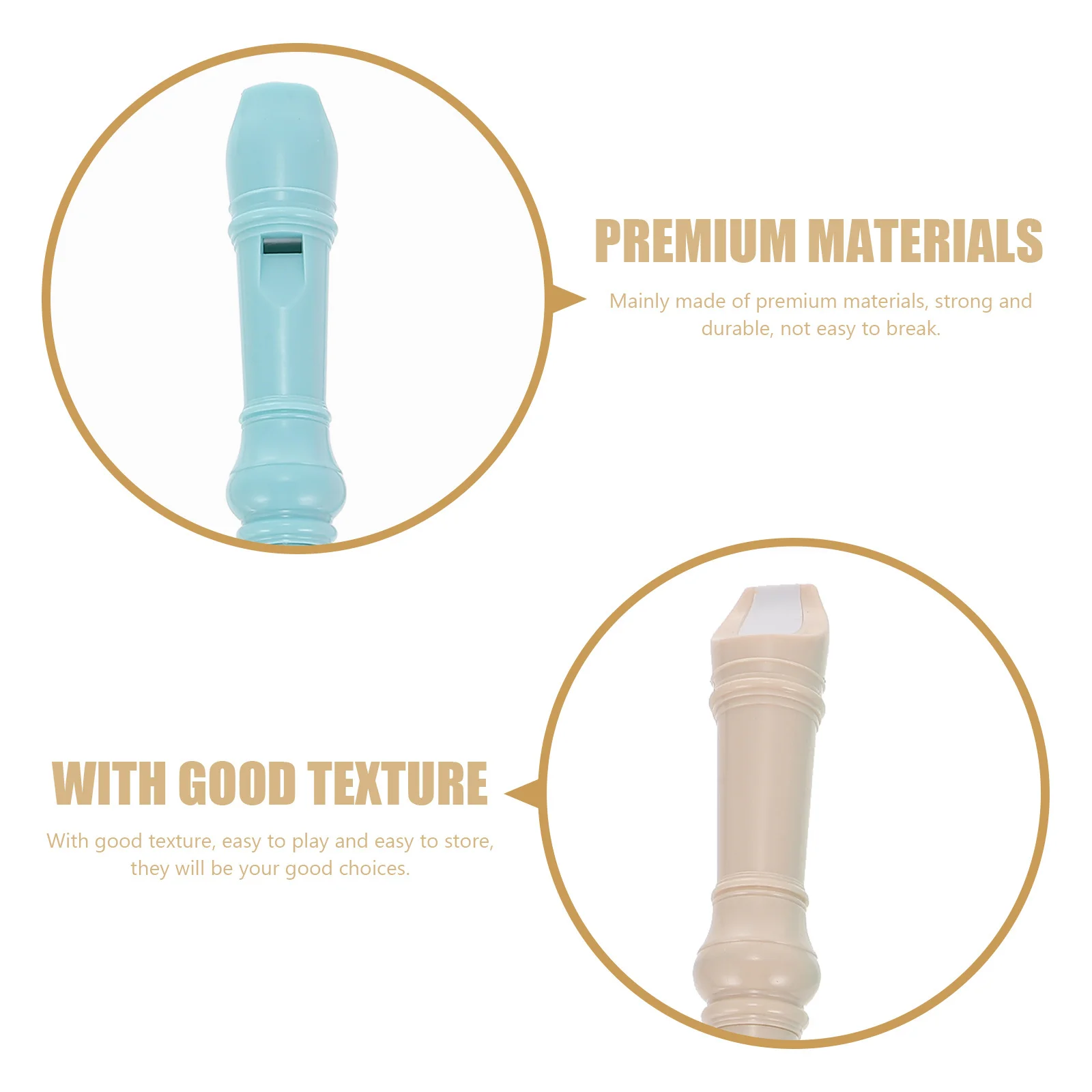 

3Sets Plastic Clarinet for Children Beginner 8-Hole Professional Wind Instrument Early Music Education Practice Instrument