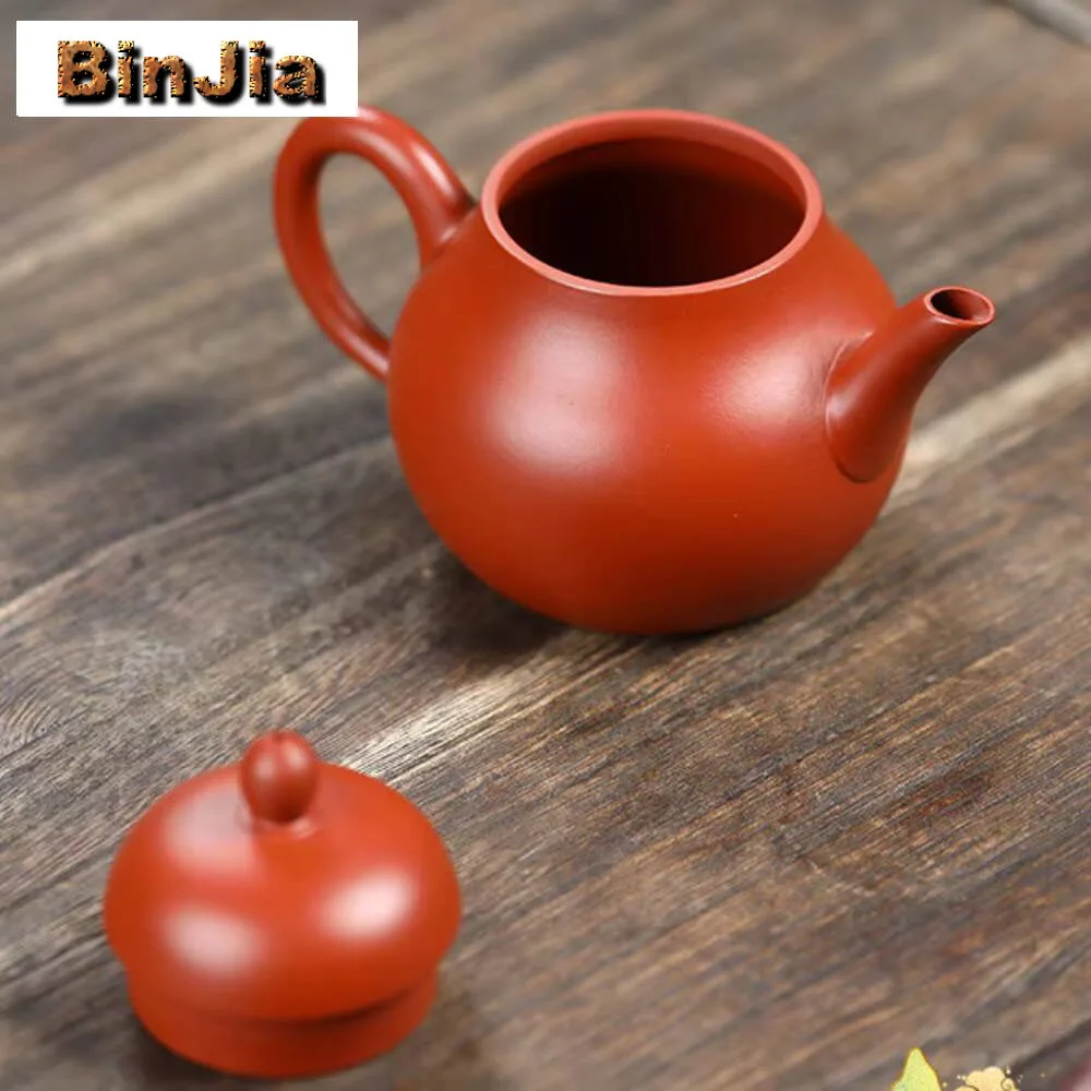 140 مللي أصيلة ييشينغ الأرجواني الطين الشاي Dahongpao الكمثرى على شكل وعاء اليدوية تصفية الجمال غلاية التقليد Puer مجموعة درينكوير هدية #4