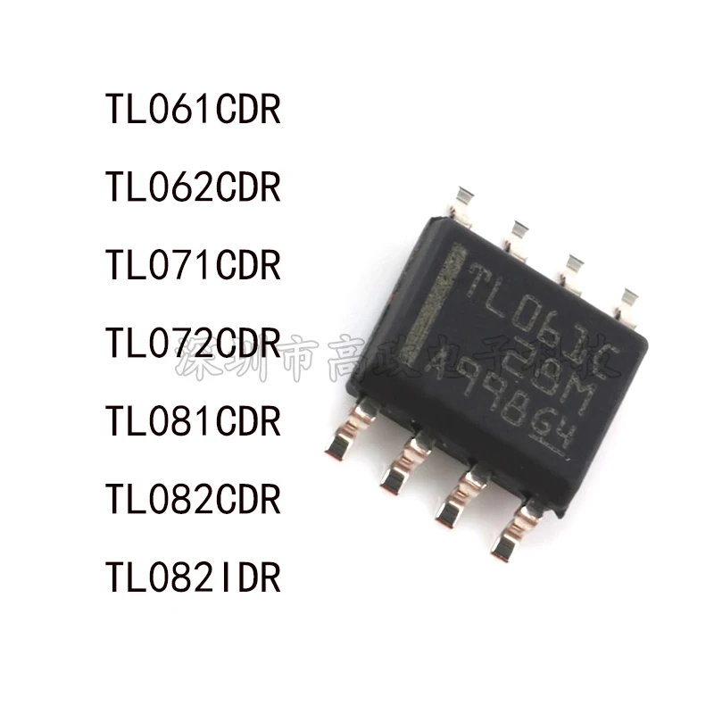 10 قطعة TL061 TL062 TL071 TL072 TL081 TL082C TL082I CDR IDR التصحيح Sop8