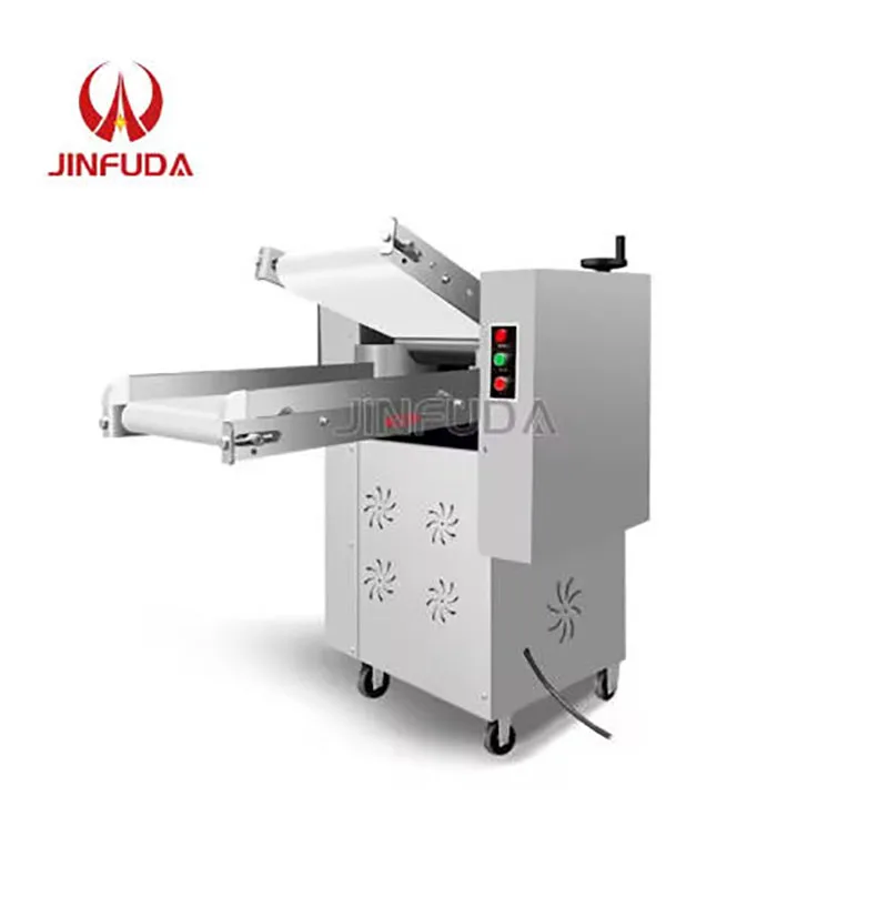 Electric Stainless Steel Croissant Dough Sheeter Pastry Roller Sheeting Kneading Machine Pizza Dough Press Commercial Use