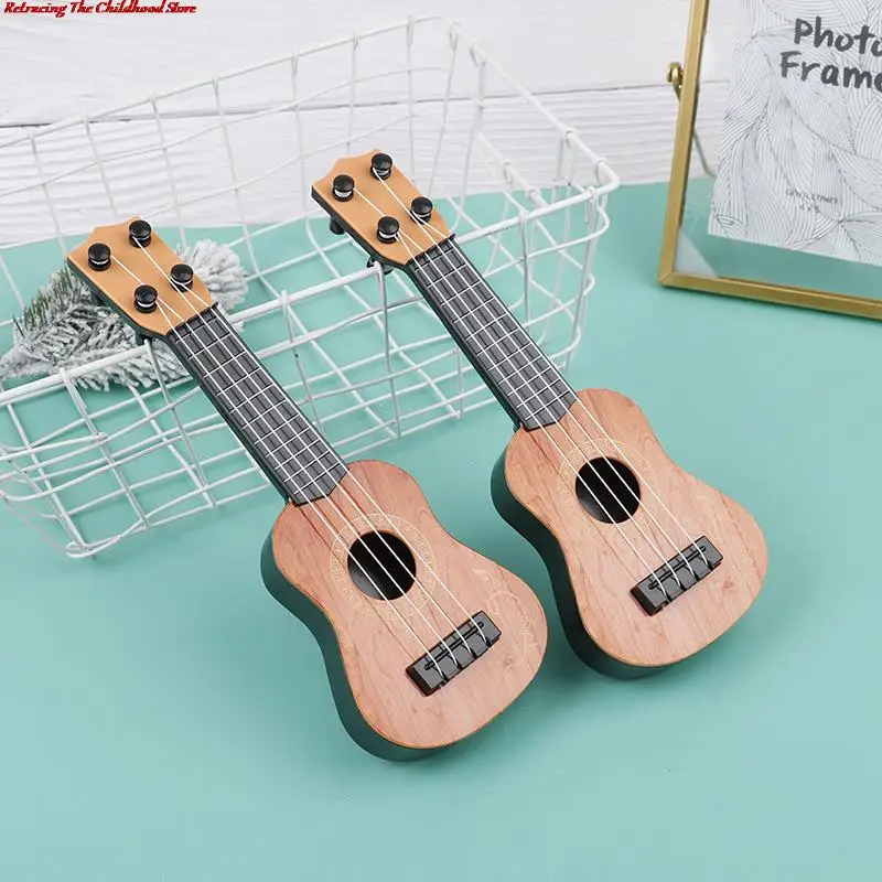 Classical Ukulele Children Guitar Toy Mini Guitar Musical Instruments Kids Early Education 4 Strings Small Guitar Nice Gift