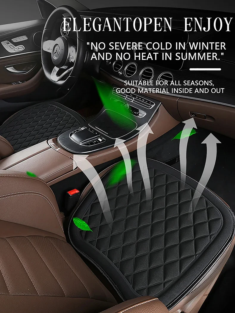 New Car Seat Cover Warm Soft Auto Seat Universal Car Anti Slip Chair Protector Pad Backrest for Suv Pick-up Truck