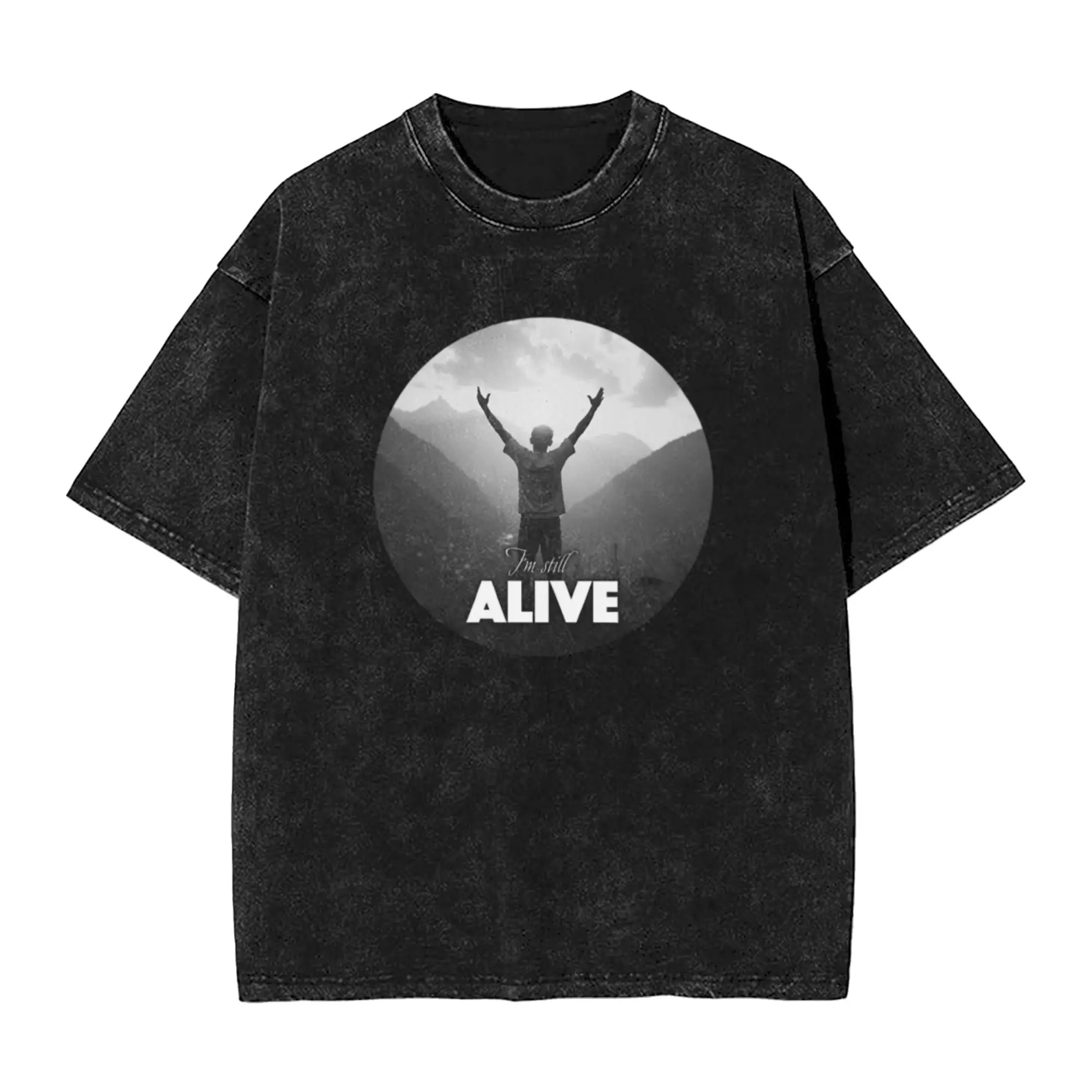 I m still Alive - Ten - 90 s Vintage - Grunge Unique Comfort A Vintage Oversized Cotton Unisex T-Shirts