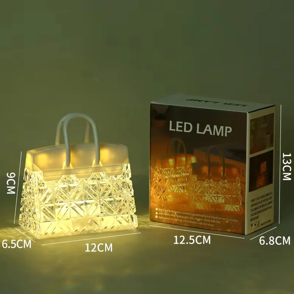 Tas Tangan Lampu Berbentuk Meja Naungan Menarik Membaca Ruang Tamu Kamar Tidur Kamar Mandi Dekorasi Rumah Lampu Malam Fiksi Ilmiah Mode