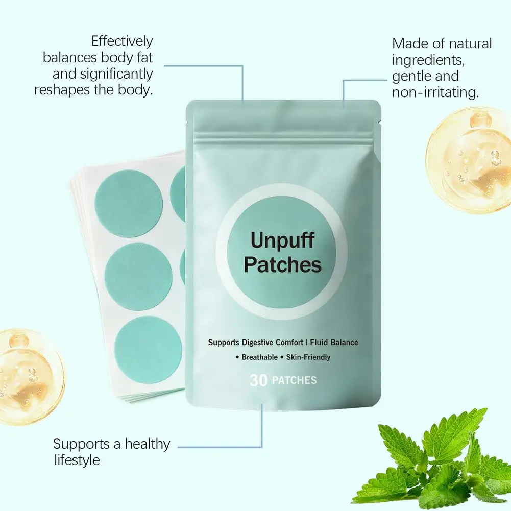 GLP-1 Plant-Based Transformation Patches 30pcs/Bag Hunger Modulation & Metabolic Adaptability Optimization For All Genders