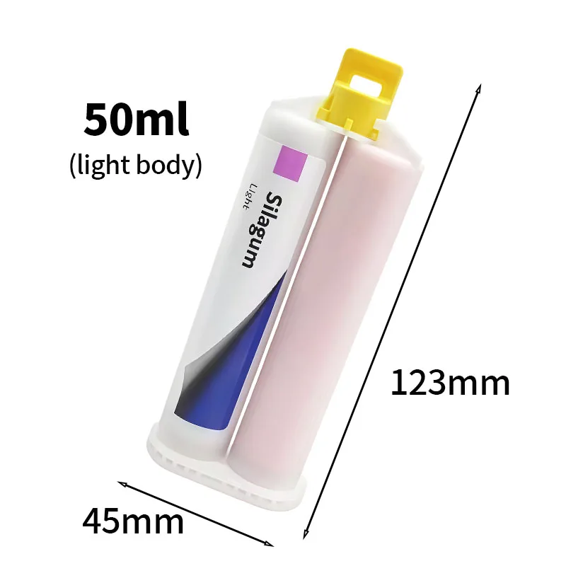 Dental VPS Impression Material Kit Silicone Paste-Type Material Lightweight & Heavyweight Rubber Dental Impression Consumables