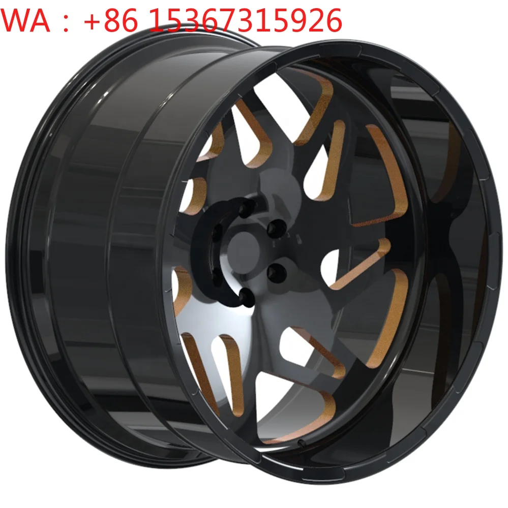Custom Deep Lip Monoblock Forged Wheel Rims 19-26 Inch 5x120 6061-T6 Alloy Lightweight Racing Car Wheels