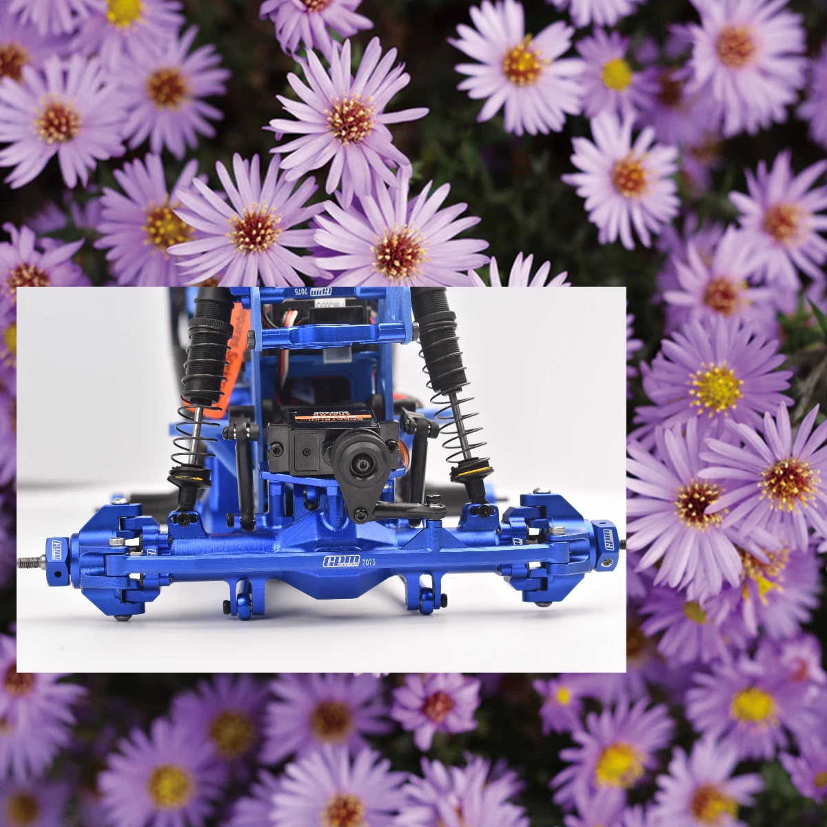 

GPM CNC Alloy 7075 F/R Axle Housing Quick Release LOSI 1/18 Mini LMT Megalodon LOS01026T3