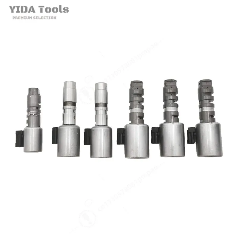 YIDA K320 Transmission Solenoid Valve Kit 6PCS Auto Parts Gearbox Solenoid Set Compatible with Multiple Vehicles
