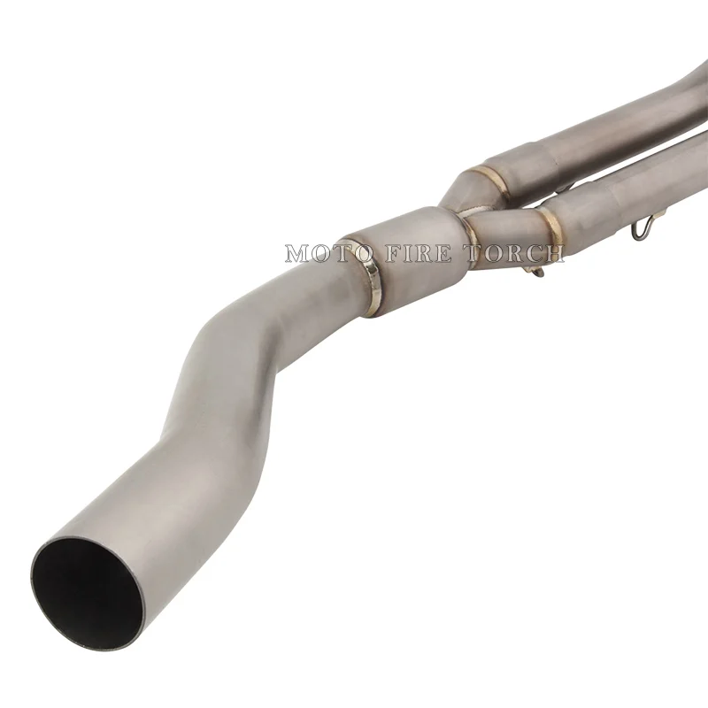 Titanium Alloy Motorcycle Exhaust Escape Modified Muffler Front Pipe With Catalyst For KYMCO AK550 ST AK 550 Premium 2022 Year