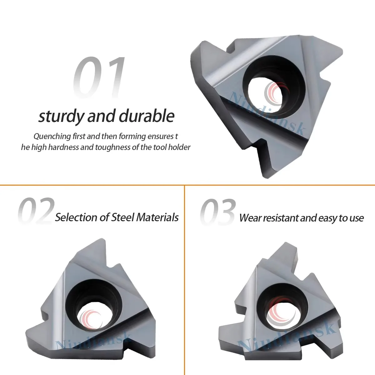 27ER 8.0ISO LDA 27ER 8TR LDA Numerical Control Lathe Thread Turning Tool Threaded Blade Cutting Tool 27ER Series Thread Inserts