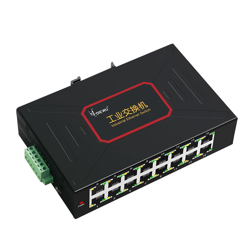 Whole Sale Diewu 16-Port 10/100M Industrial Switch Power Network Switch