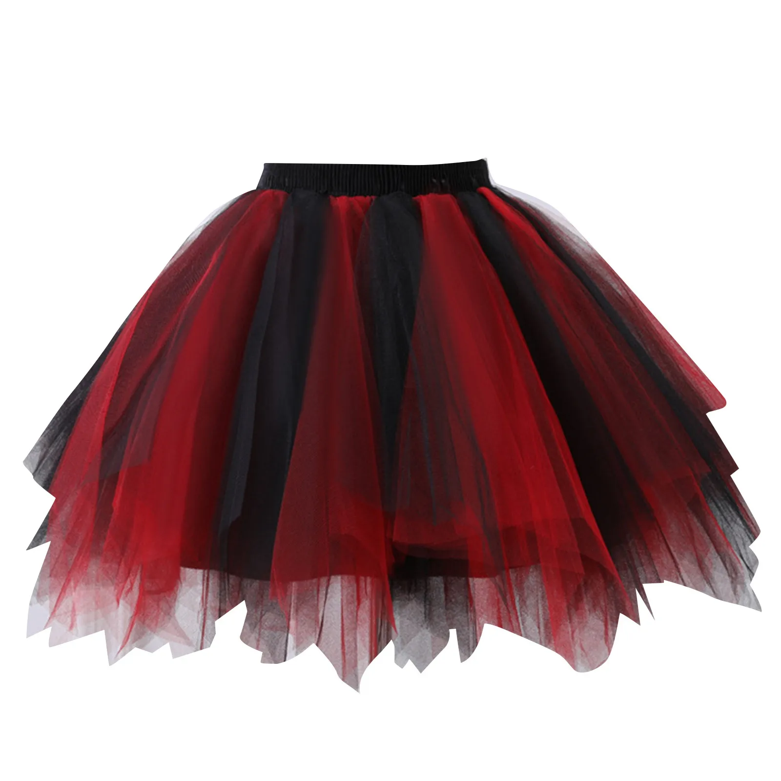 Short Petticoat Tulle Skirts Children Girls Elastic Stretchy Summer Kids Girls TUTU Skirt Underskirt Carnival Party Costumes