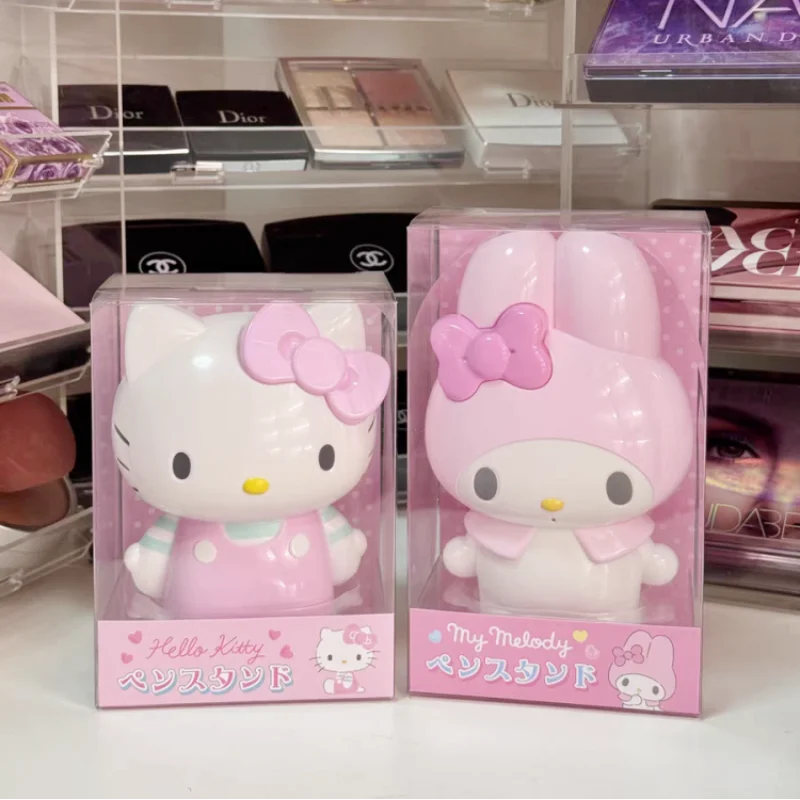 Sanrio Characters Series Kuromi Hellokitty My Melody Cinnamoroll Makeup Brush Storage Cute Pen Holder Stationery Students Gift