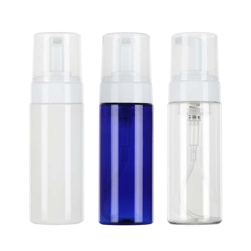 50/80/100/150ML Plastic Soap Dispenser Clear Foaming Bottle Liquid Pump Container Hand Sanitizer Shampoo Shower Gel Container