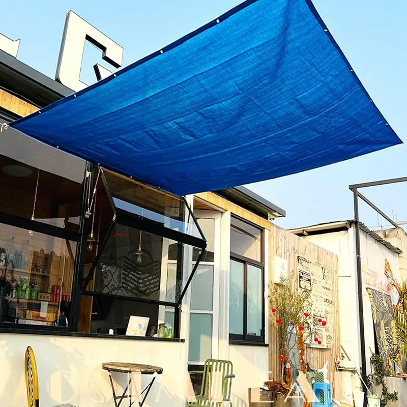 95% Shading UV Block Blue HDPE Sunshade Net Pergolas Mesh Cover Garden Fence Privacy Screen