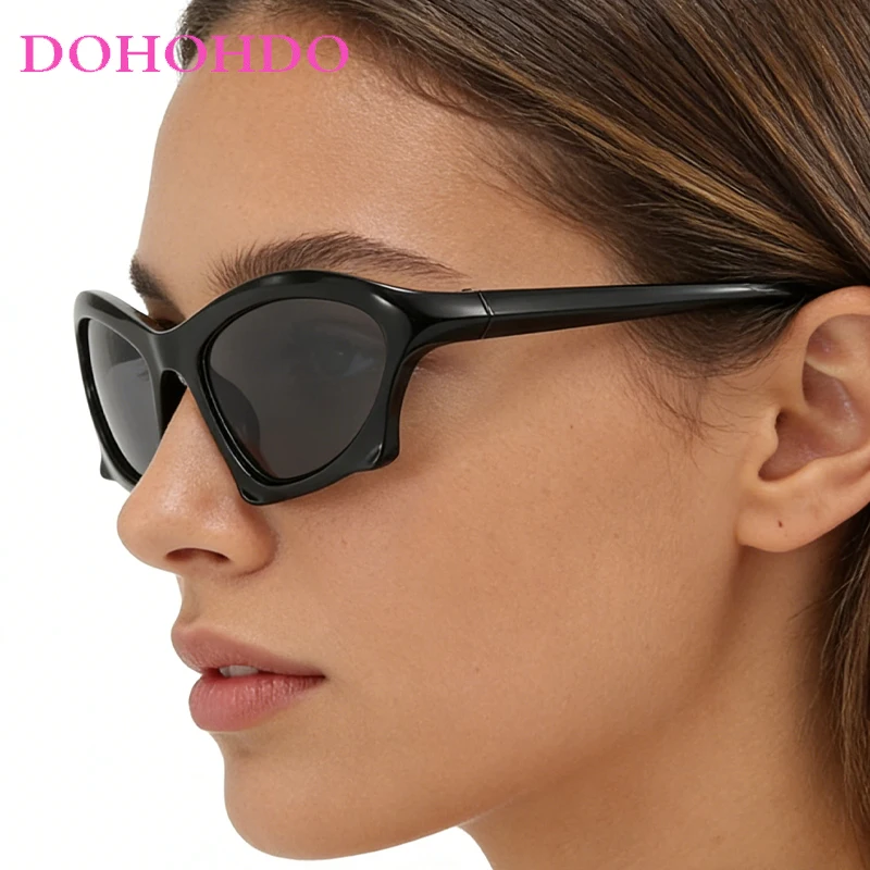 

Steam Punk Y2K Women Sunglasses Brand Trend Luxury Men Sun Glasses UV400 Special-Shaped Street Photography Party Unisex Eyewear