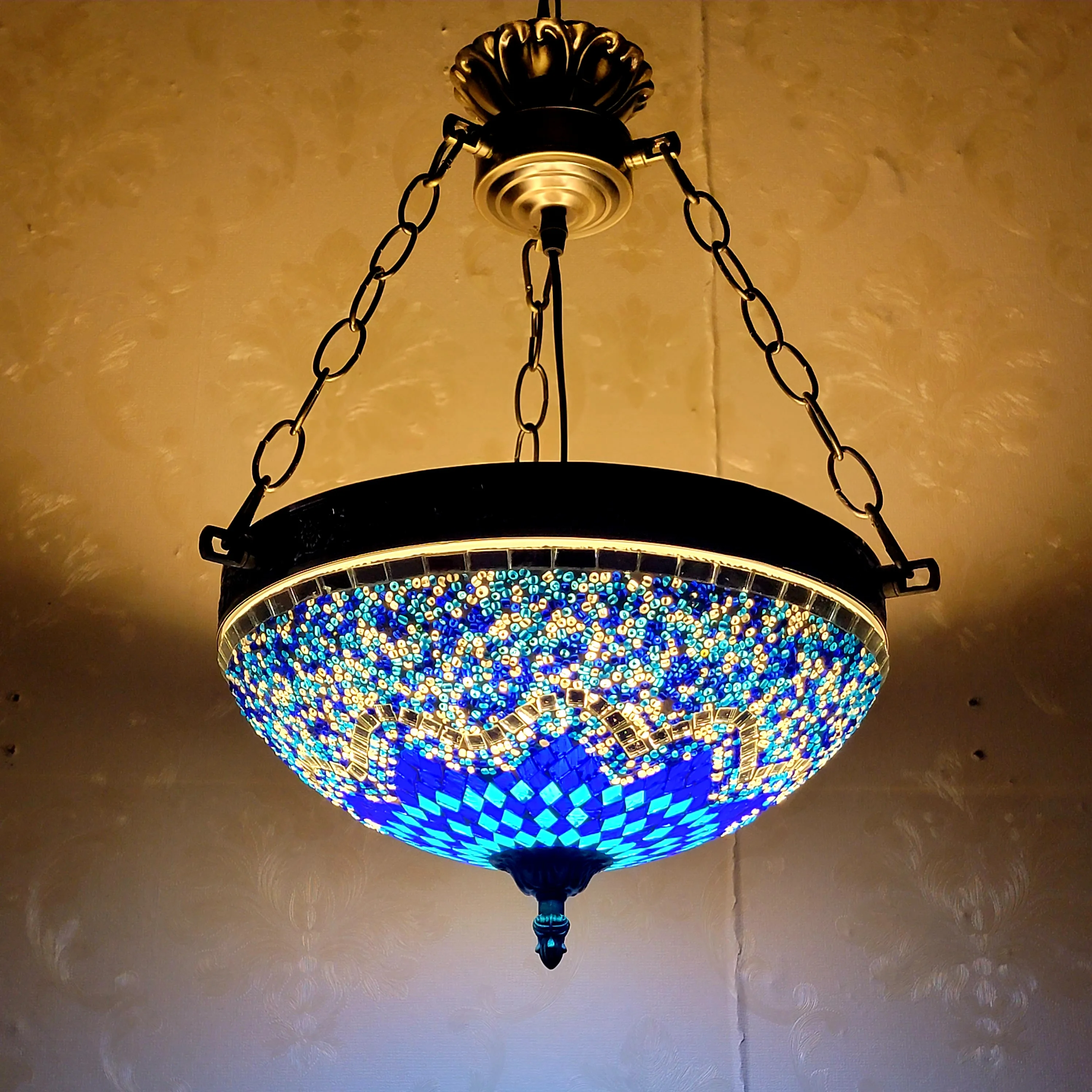 Ceiling Round Ring Pendant Light New Model Luxury Style Magnificent Restaurant Hotel  Led Chandelier