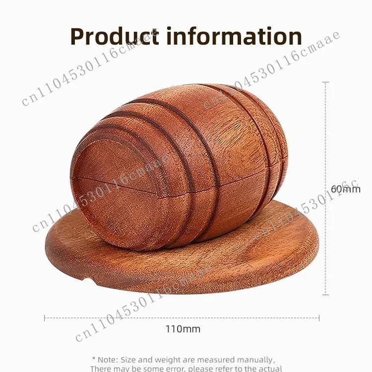Suitable for smoker sawdust set Wood cover barrel smoker set