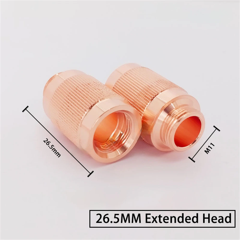 Laserdüsen Erweiterter Konvertierungskopf M11 H11.5 16.5 26.5mm Kombinationsadapter für PRECITEC WSX Laserschneidköpfe – Detail 4