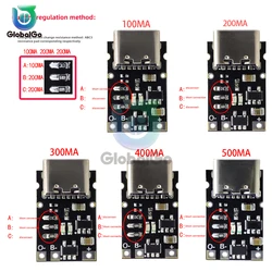 Type-C DC 5V to 4.2V Lithium Battery Charging and Discharging Integrated Charging Board 500/400/300/200/100mA Current Adjustable