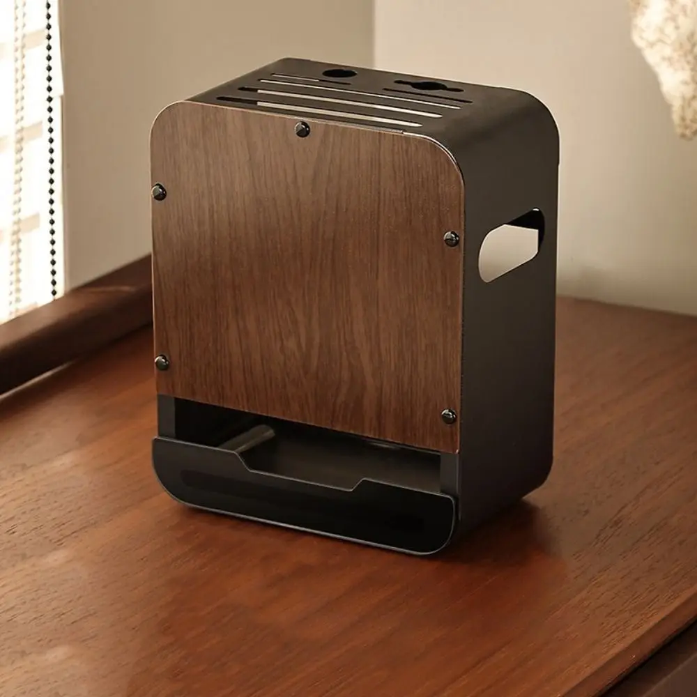 

Настенный органайзер для столовых приборов из углеродистой стали с большим объемом и поддоном для воды, экономящий место