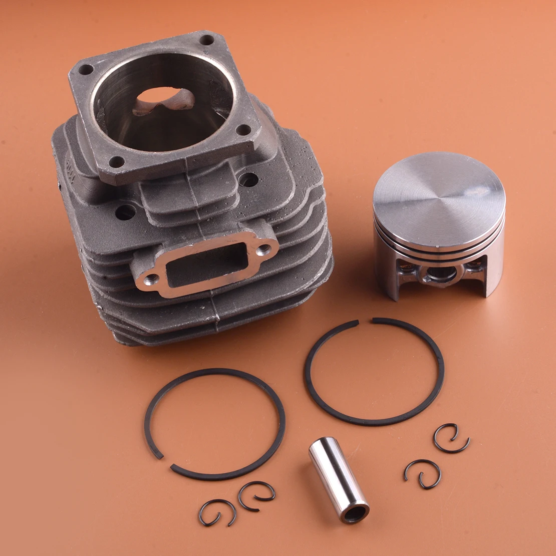 Kit de Anel de Pistão para Cilindro 52 mm de Metal Apto para Motosserra Stihl ms 380 Ms380 038 11190201202