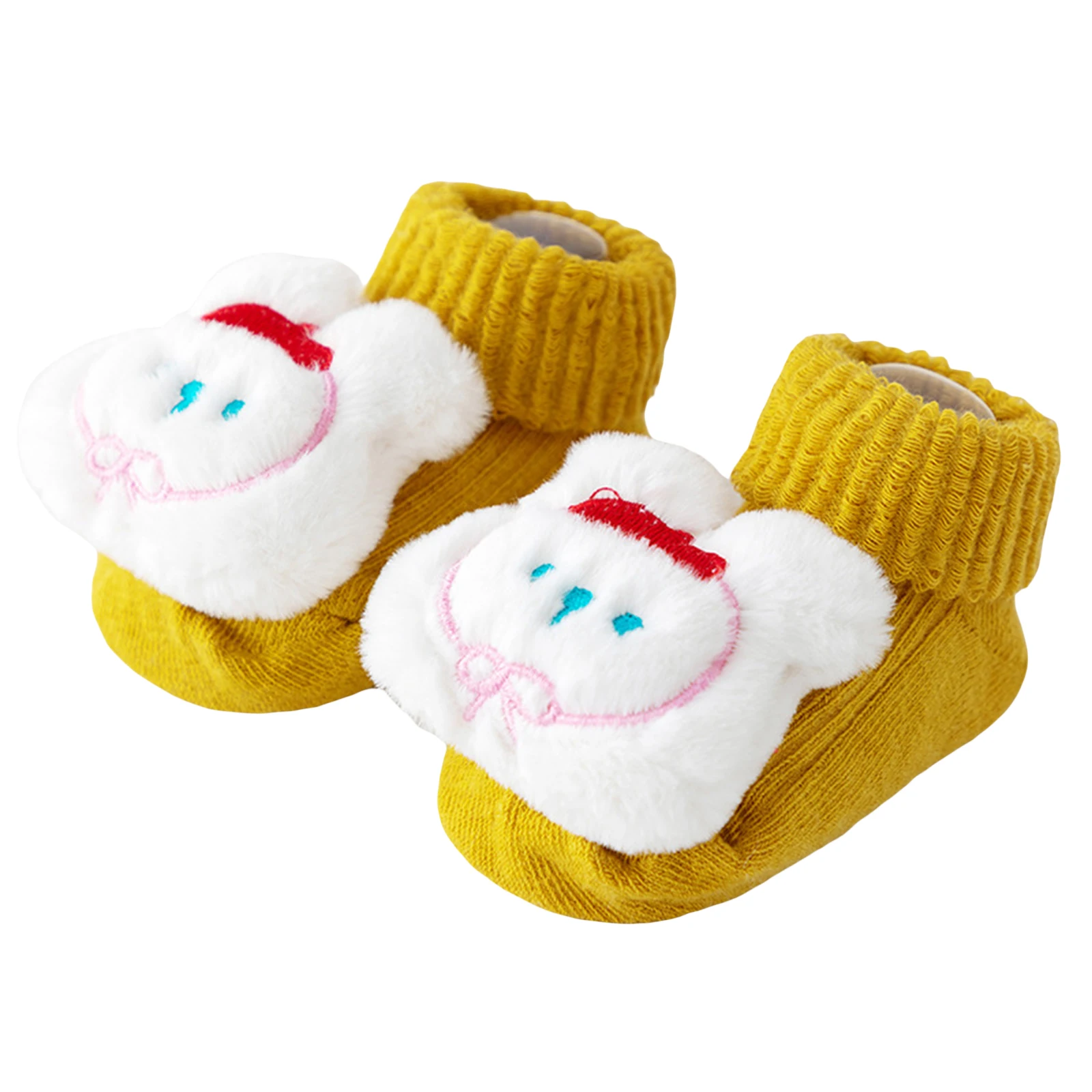 

Baby Walking Socks with Grippers Soft Cute Cartoon Animal Design Infant Non Slip Socks for Indoor