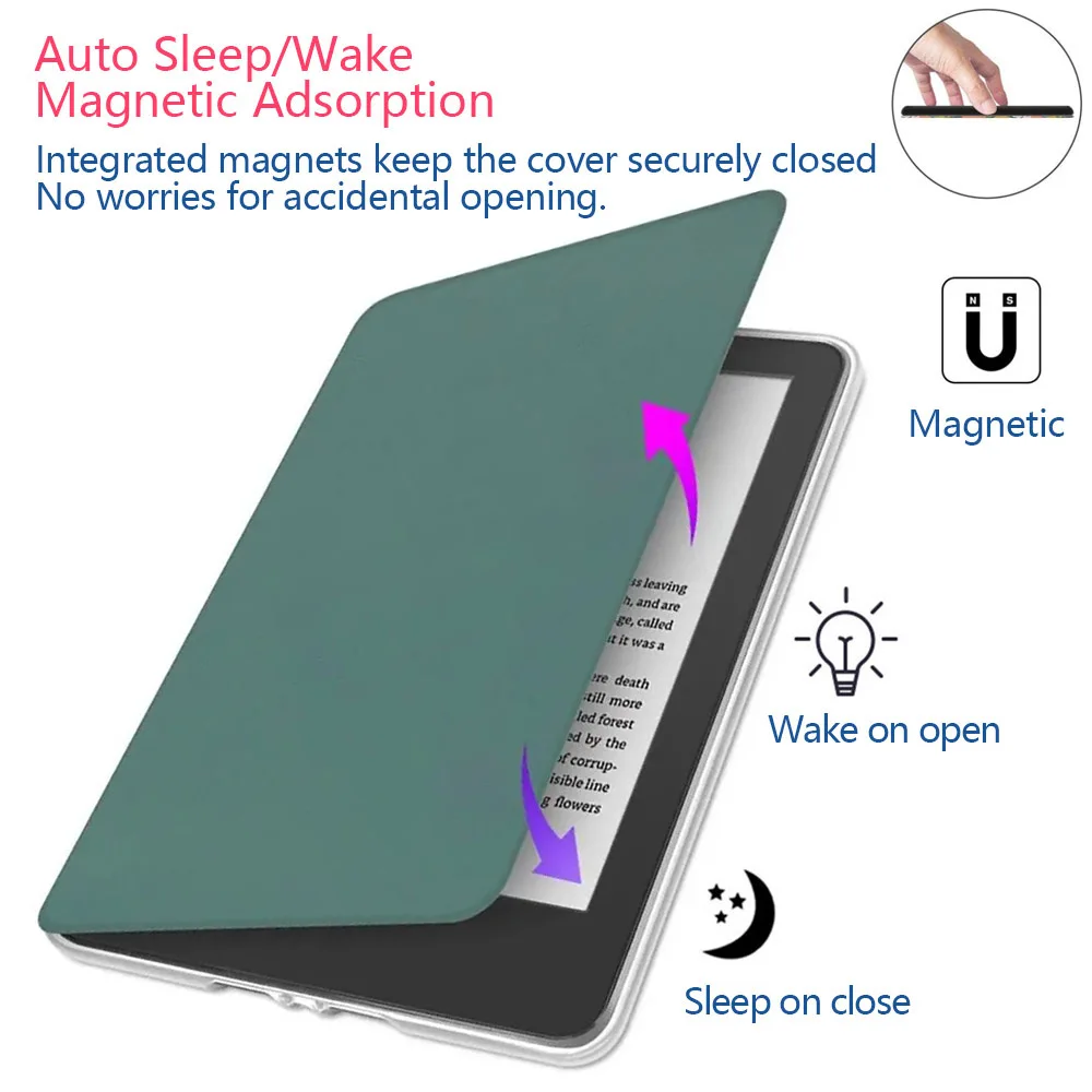 Acrylic Case for Kindle Paperwhite Colorsoft 2024 2022 2021 2 3 6 10th 11th 12th Generation 6 6.8 7 Inch Accessories Cover Pouch