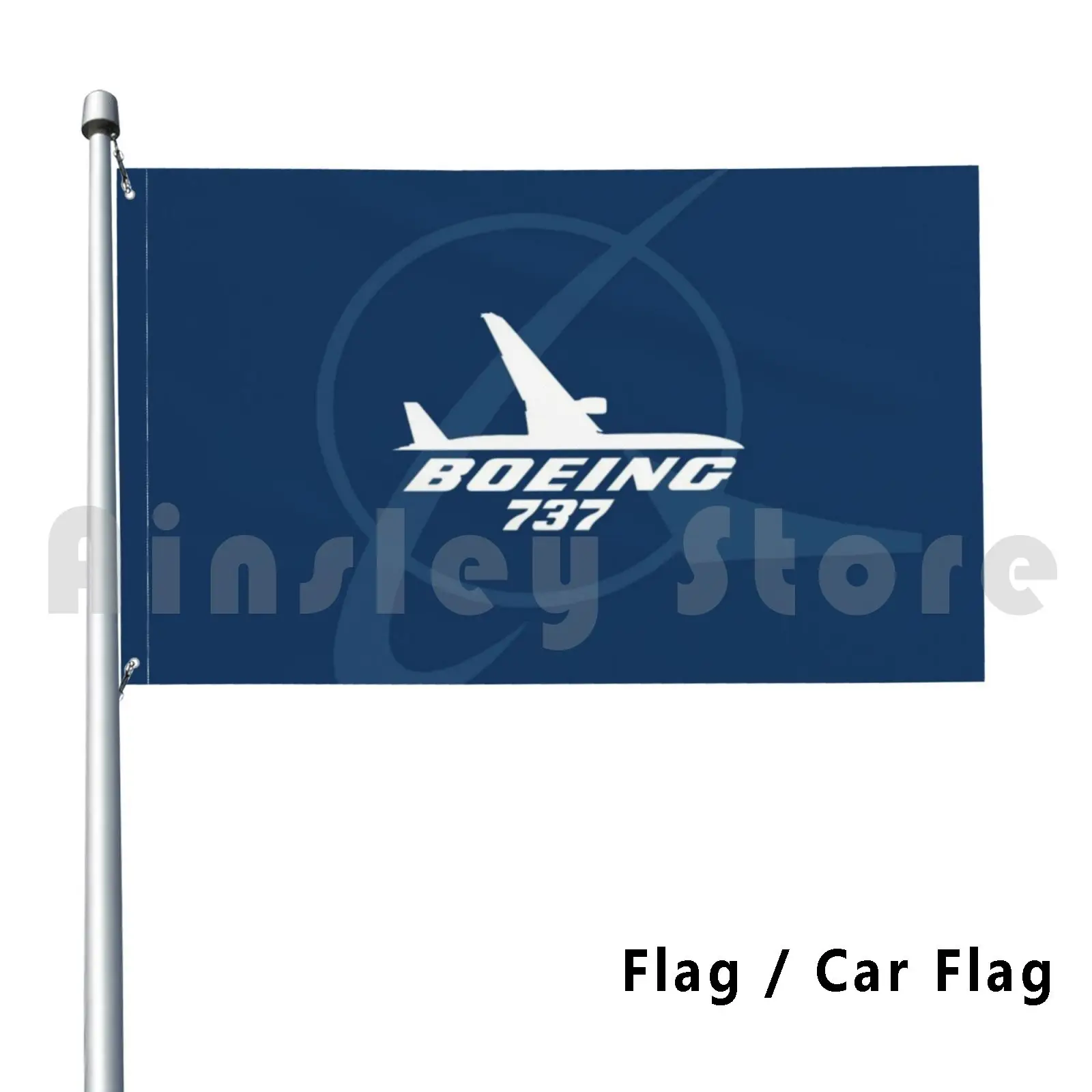 Boeing 737 Outdoor Decor Flag Car Flag Boeing 737 Aviation Jet Plane Pilot Captain Stripes Four Airways Jesus Christ