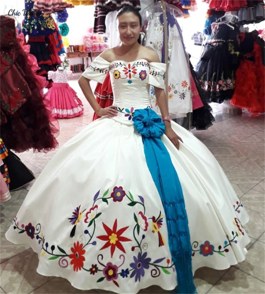 mexican birthday dress Mexican Chiapaneca Black Dress – Cielito Lindo main image 0