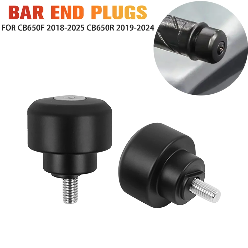 

For Honda CB650F 18-25 CB650R 19-24 Motorcycle Handlebars Grips Ends Handle Bar End Cap Plug Counterweight Cover CB 650F 650R
